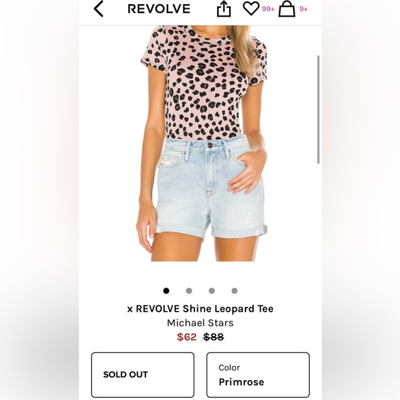 Michael Stars x REVOLVE Leopard Shine Tee - Picture 8 of 8